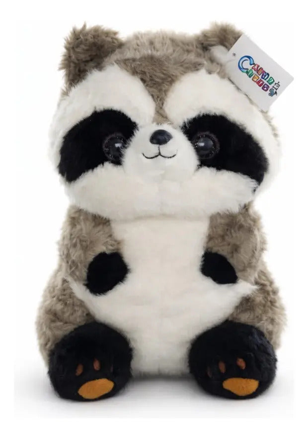 Peluche De Mapache Tierno Mediano 32×29×22 Cm Candy Toys