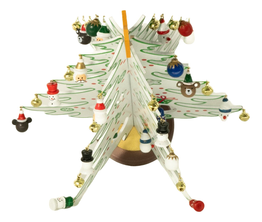 Árbol Artesanal De Madera Para Navidad Marca Lluvia