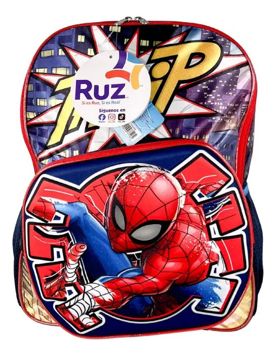 Mochila Primaria Marca Ruz Spider