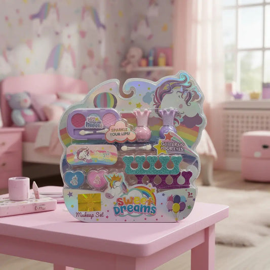 Kit De Maquillaje Para Niñas Unicornio Mágico Candy Toys