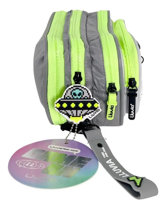 Paquete Mochila 3 Piezas Marca Lluvia Gris Ovni Primaria