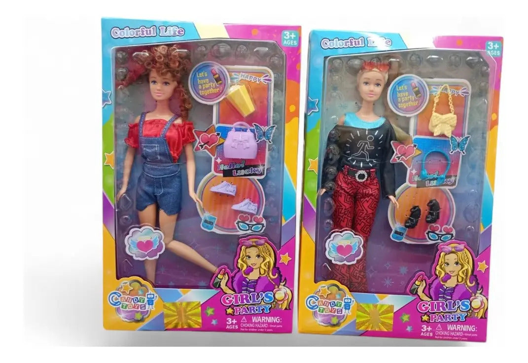 Muñeca Candy Toys Estilo Pasarela Con Ropa Moderna