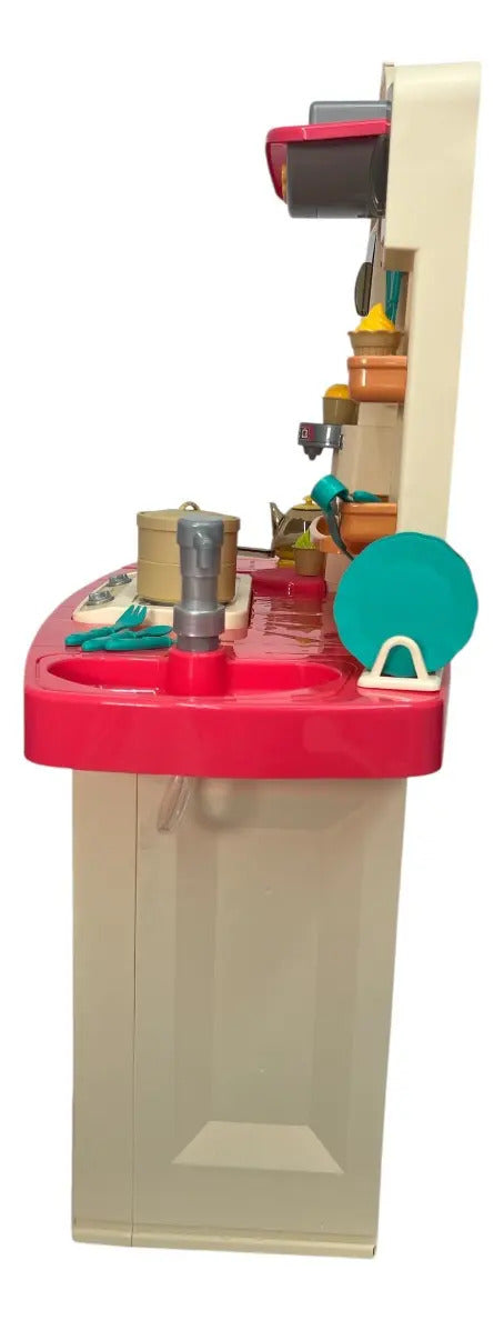Cocina De Juguete Marca Candy Toys Infantil Con 48 Piezas