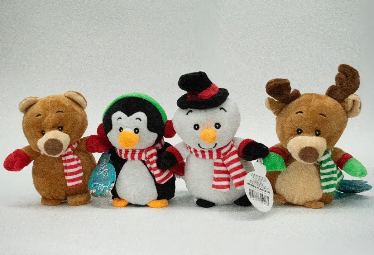 Decoración Navideña Muñecos 4 Figuras Dieferentes 15x6x9