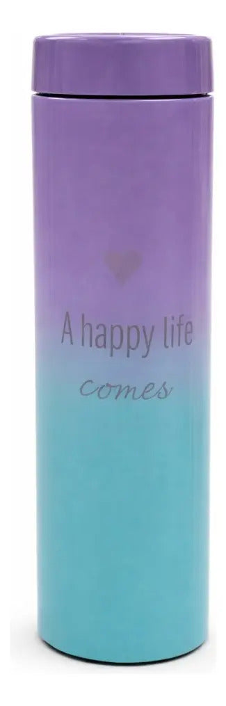 Termo Digital Happy Life 500 Ml Con Indicador De Temperatura