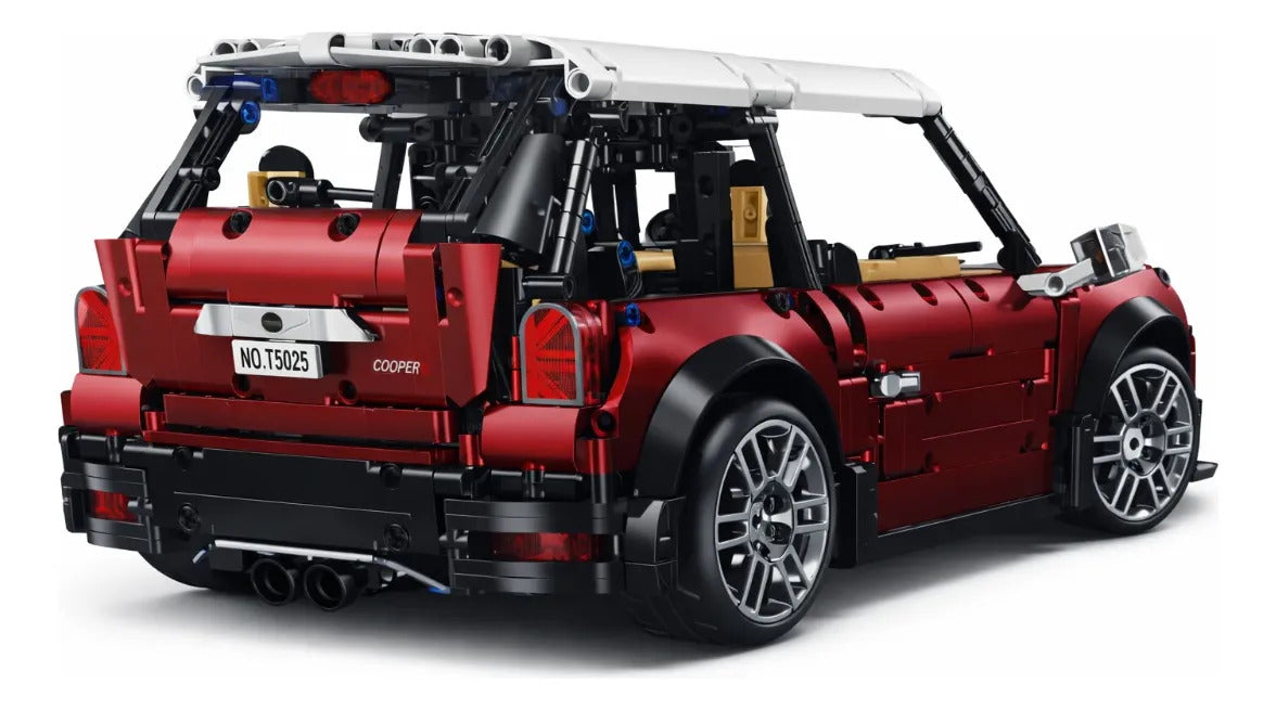 Carro Tipo Mini Cooper De Bloques Escala 1:10 2292 Pzs