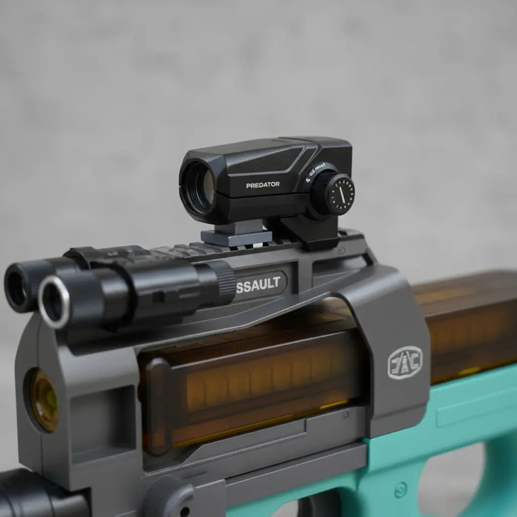 Pistola De Balas De Gel Candy Toys P90 Con 50,000 Balas