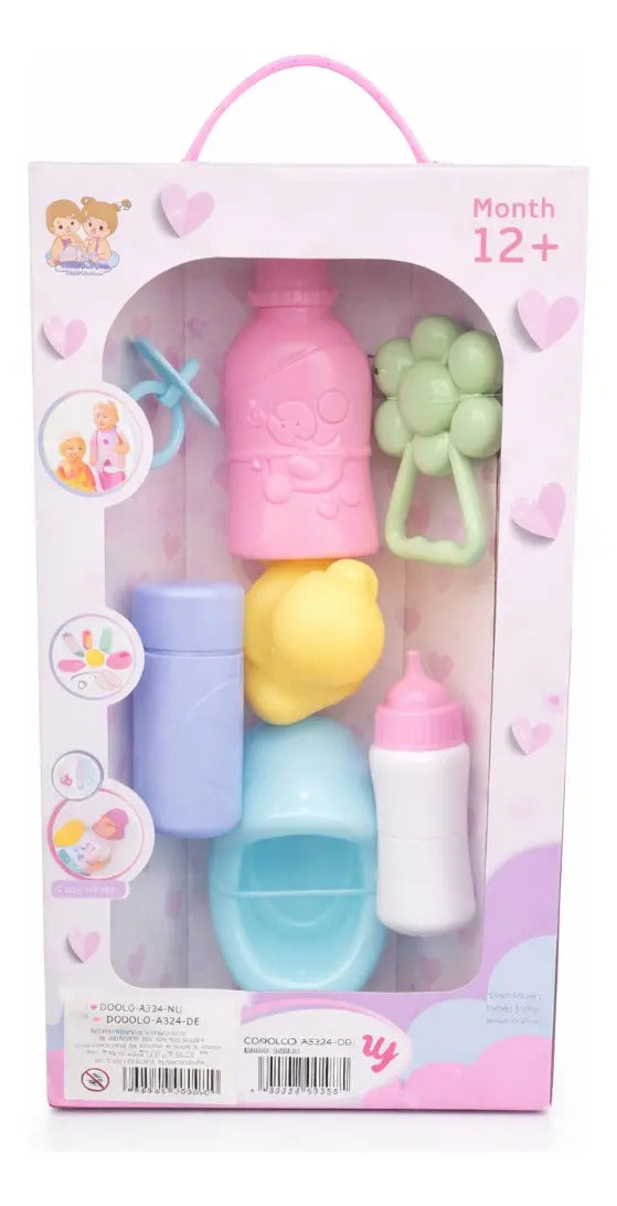 Set De Muñeca Candy Toys 14 Accesorios Con Luz Y Sonido