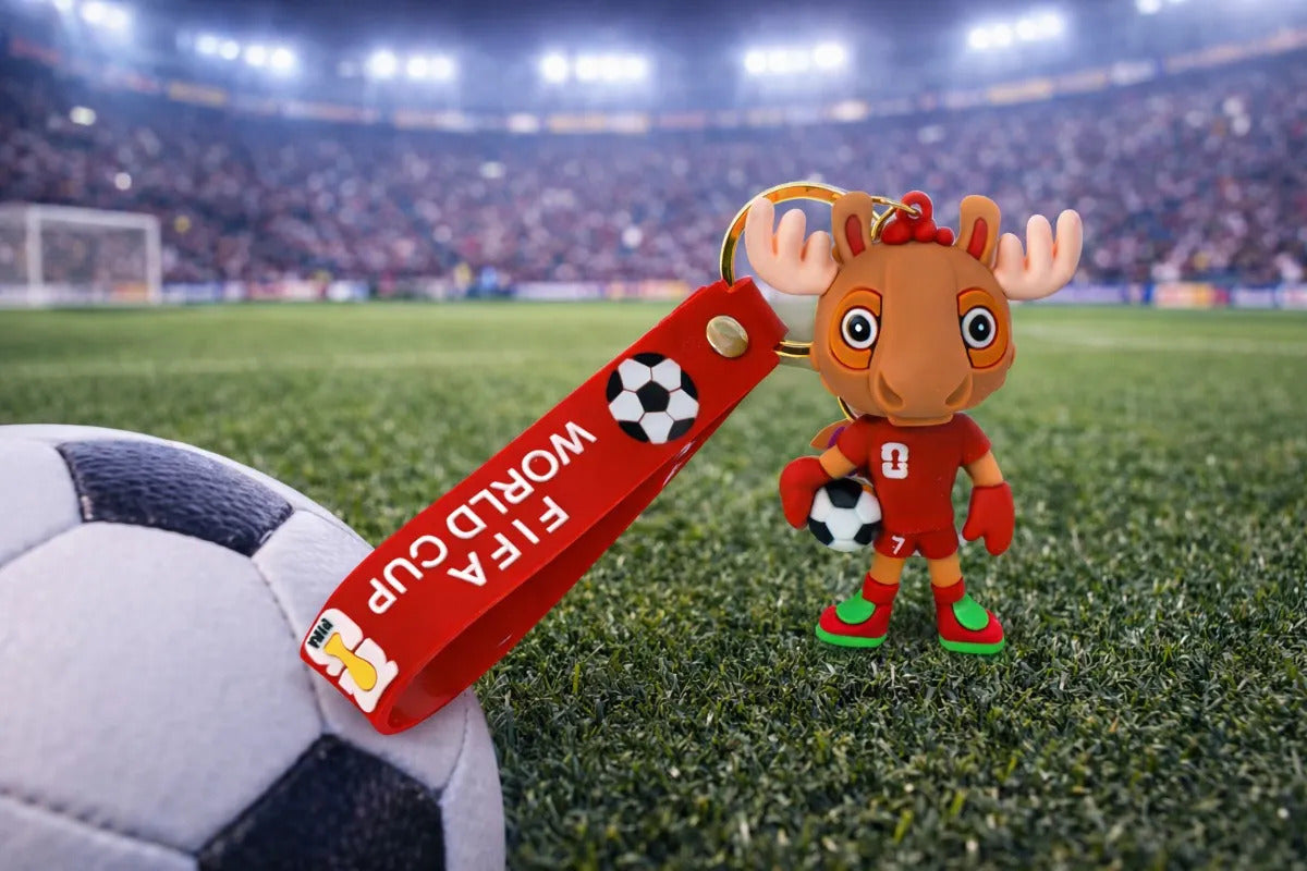 Llavero Figura Venado Fútbol Fifa World Cup Lluvia