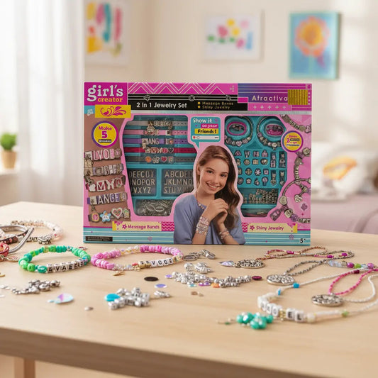 Set De Bisutería 2 En 1 Pulseras Y Pandoras Candy Toys