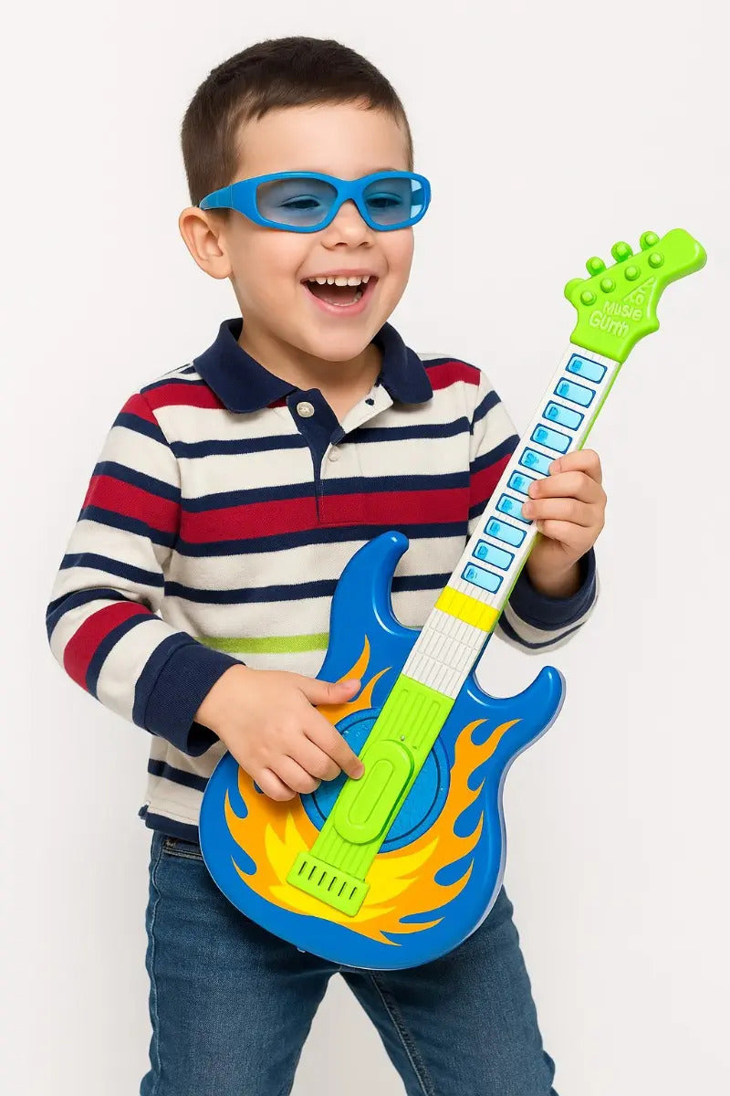 Guitarra Musical Para Niños Candy Toys Con Notas Y Efectos