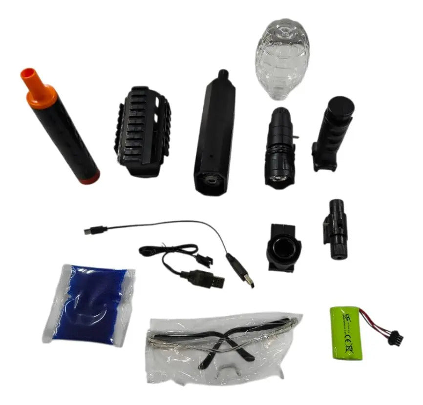 Pistola Candy Toys D8ah Con Luz Y 30,000 Balas