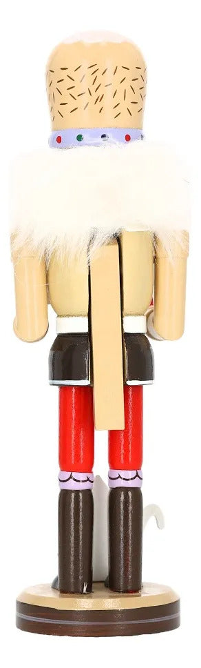 Cascanueces Navideño lluvia Chef Dulces y Caramelos 25 Cm