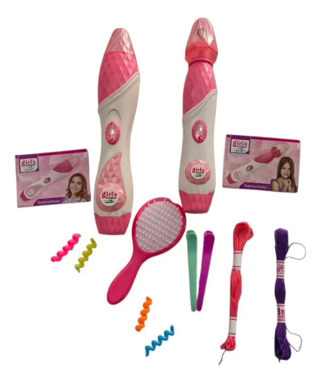 Juego Para Peinar Y Decorar El Cabello 2 En 1 Girls Creator