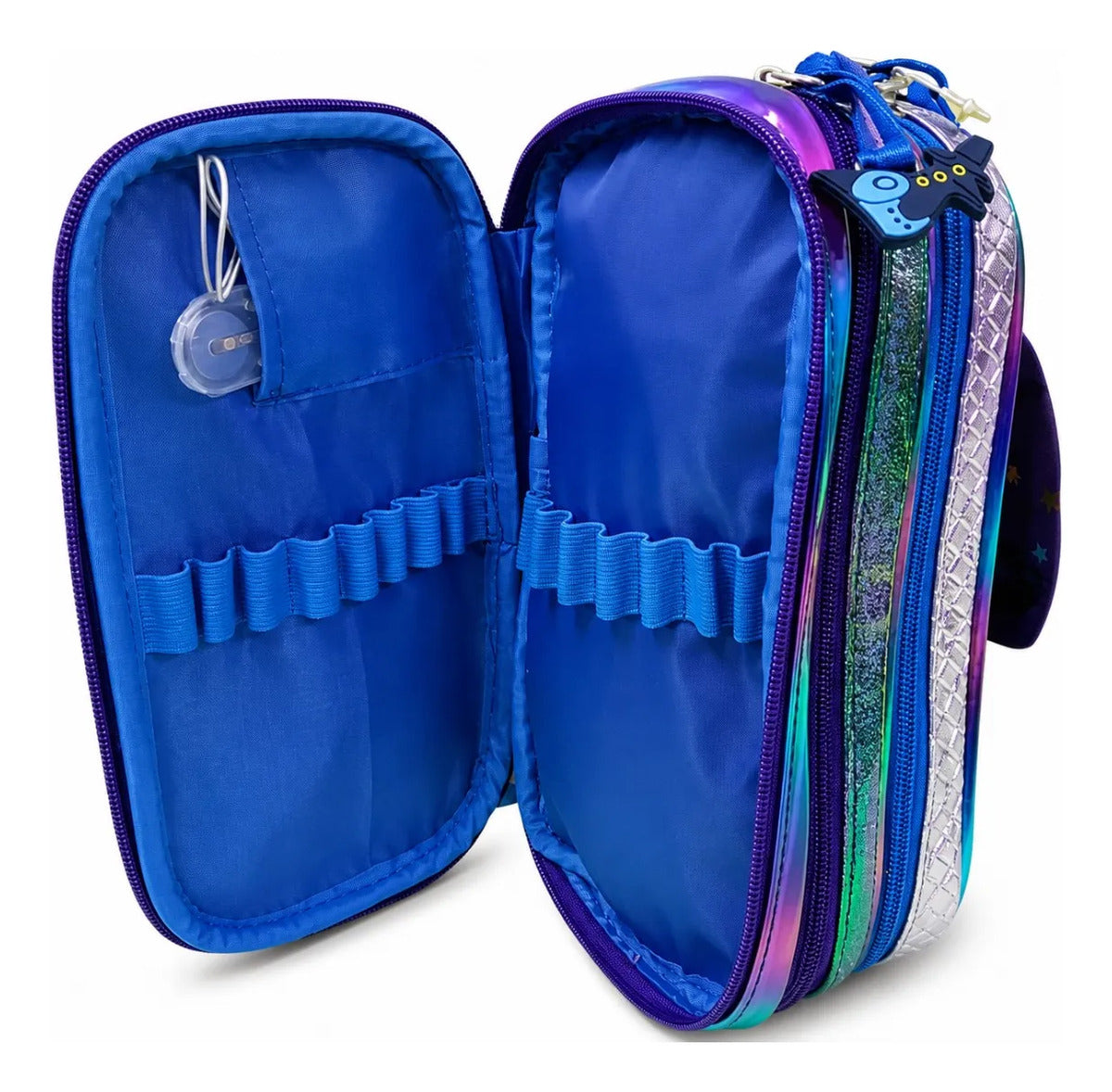 Set Mochila Tres Piezas Gato 3d Guerreras K-pop Con Luz Led