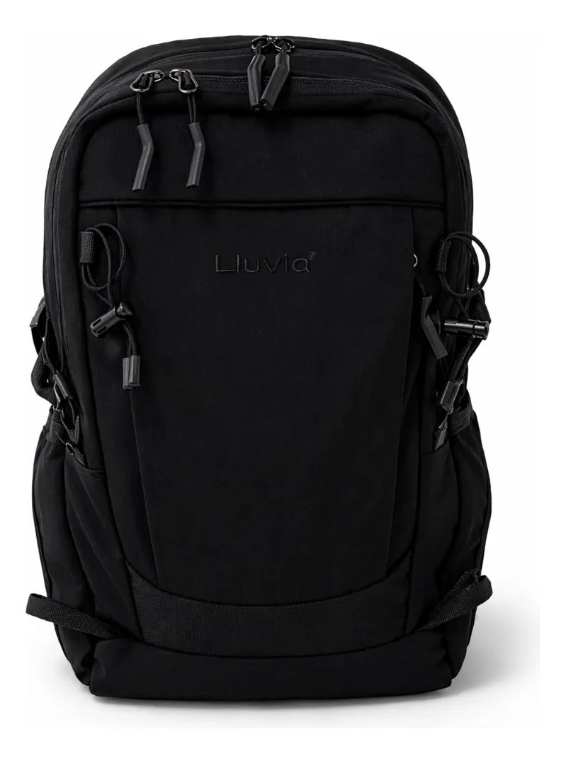 Mochila Lluvia Negra Escolar Y Trabajo Porta Laptop