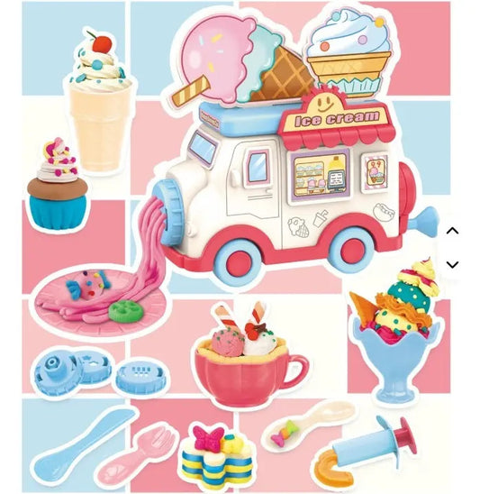 Set De Plastilina Camión De Helados Con 27 Piezas Candy Toys