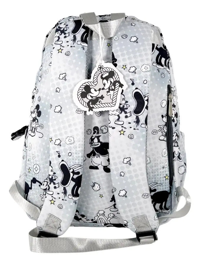 Mochila Marca Lluvia Gris Mickey