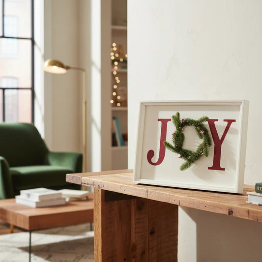 Cuadro Navideño Decorativo Marca Lluvia