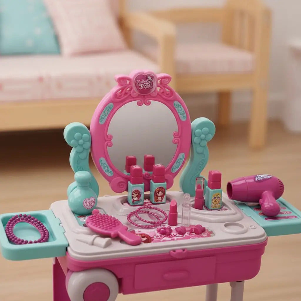 Tocador Infantil Be Star Beauty 2 En 1 Con Luz, Sonido
