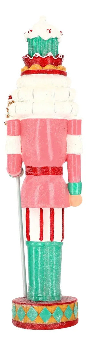 Soldado Cascanueces Lluvia Bastón de Dulces 35 cm
