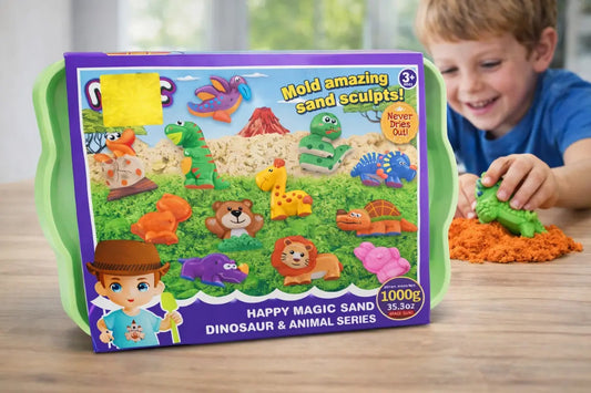 Arena Mágica Candy Toys Dinosaurios Y Animales Con Moldes