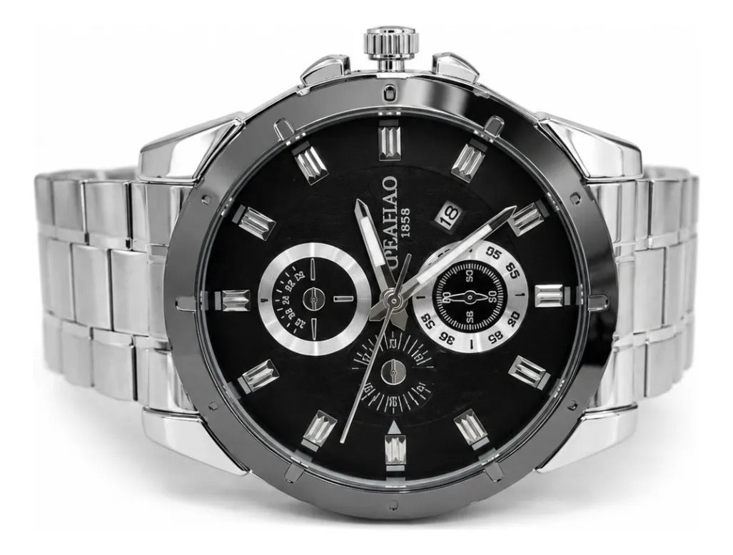 Reloj Orahao Diseño Con Extensible Metálico Tres Colores