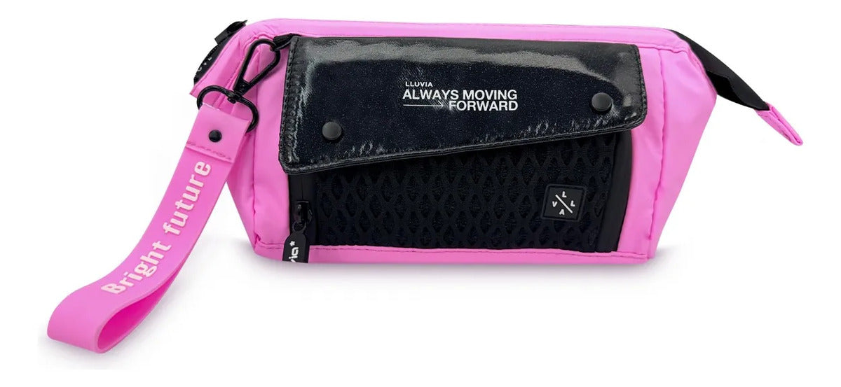 Set Escolar Lluvia Rosa de 3 Piezas con Monedero