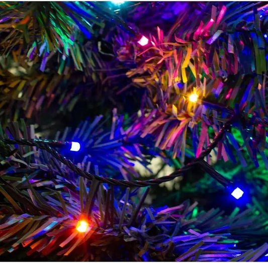 Serie Navideña 1000 Luces Led Multicolor Magica Lluvia
