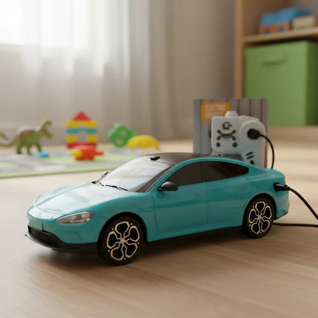 Auto Rc Candy Toys Con Estación De Carga Gasolinera