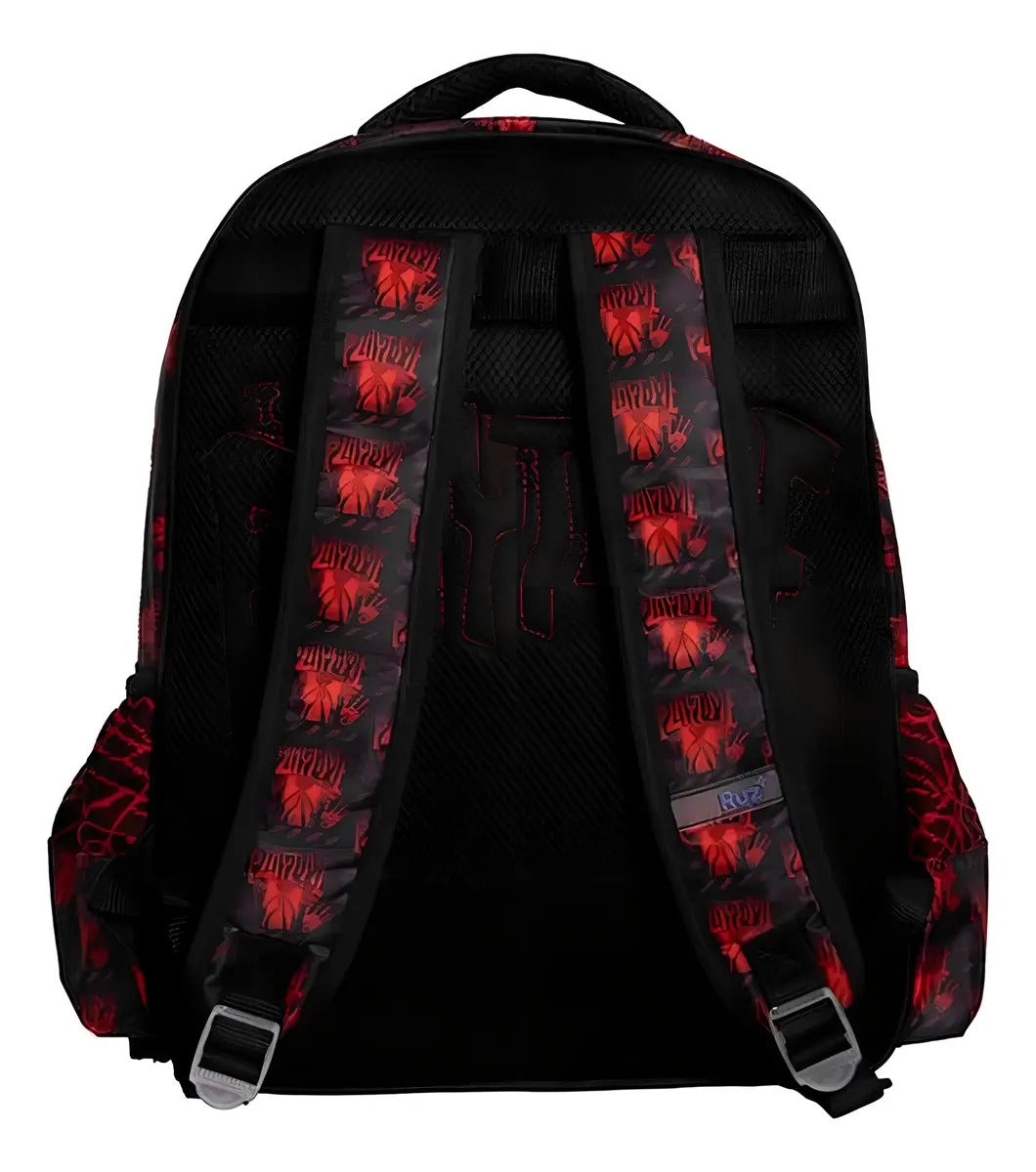 Mochila Poppy Playtime Primaria Backpack 185772 Color Negro Diseño De La Tela Liso