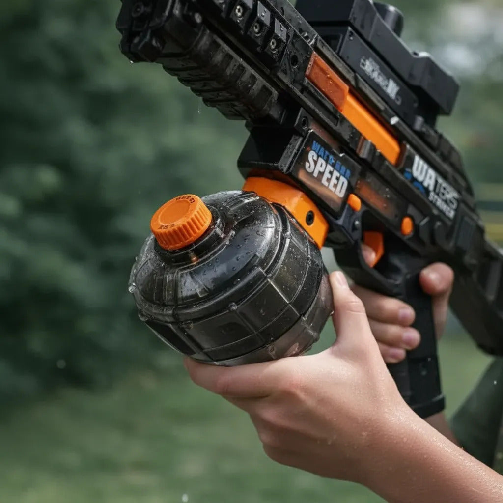 Pistola De Agua Eléctrica Rifle Recargable 3 Velocidades