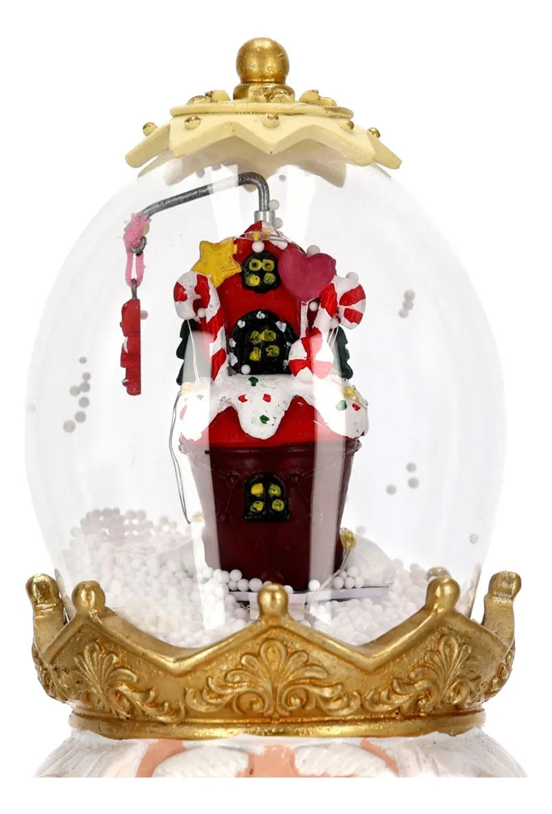 Cascanueces Lluvia Rey con Corona Dorada 38 cm