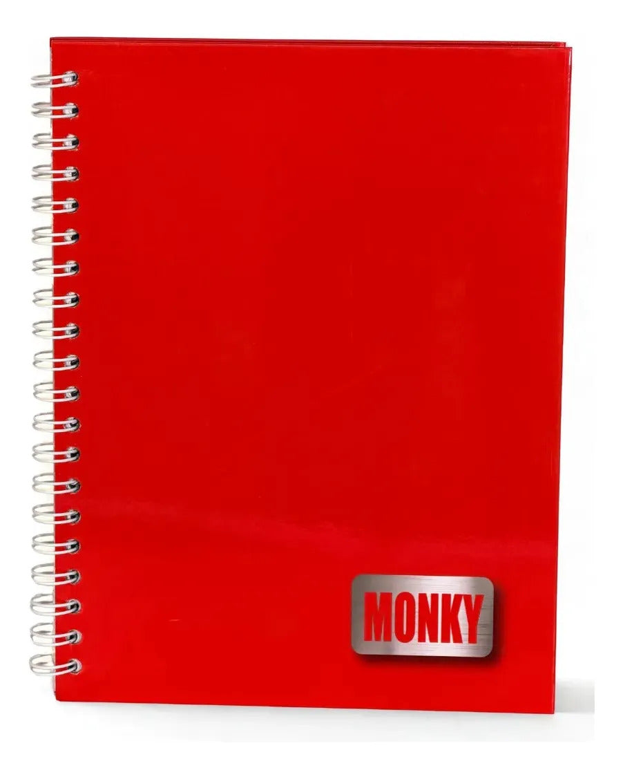 Libretas Monky Set 3 Piezas 100 Hojas Tamaño Profesional