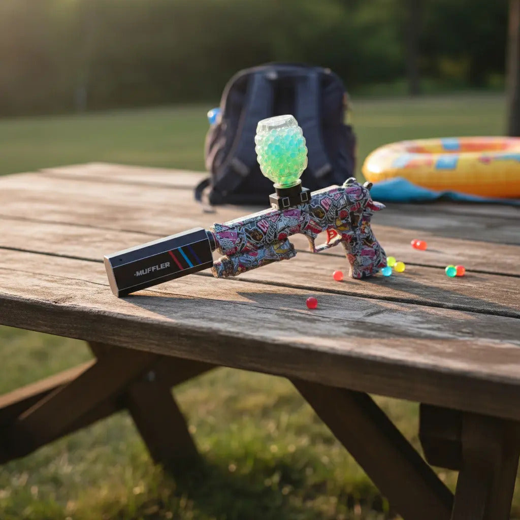 Pistola Candy Toys D8ah Con Luz Y 30,000 Balas