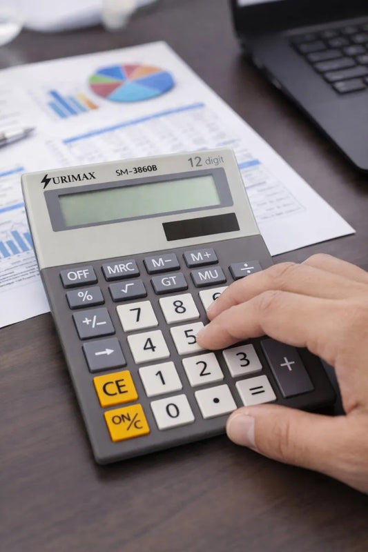 Calculadora De Escritorio Surimax 12 Dígitos Con Memoria