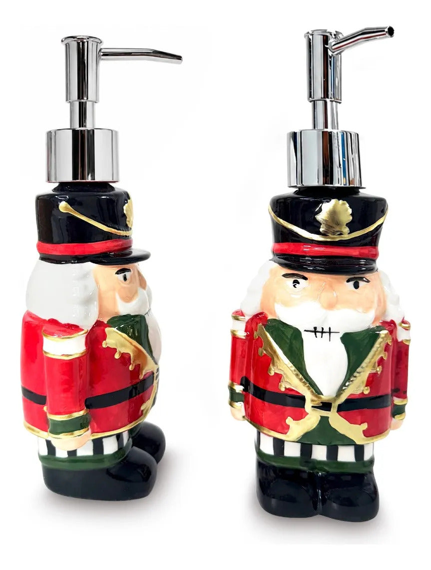 Set 2 Jaboneras Lluvia Lights Cascanueces Navideños 300 Ml