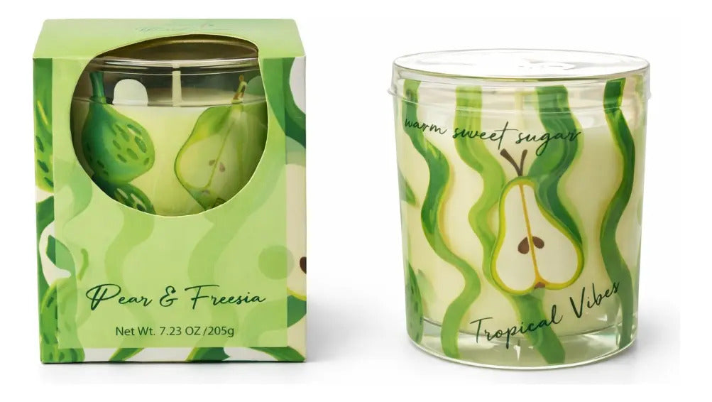 Colección De Velas Aromáticas 4 Aromas Frutales Premium
