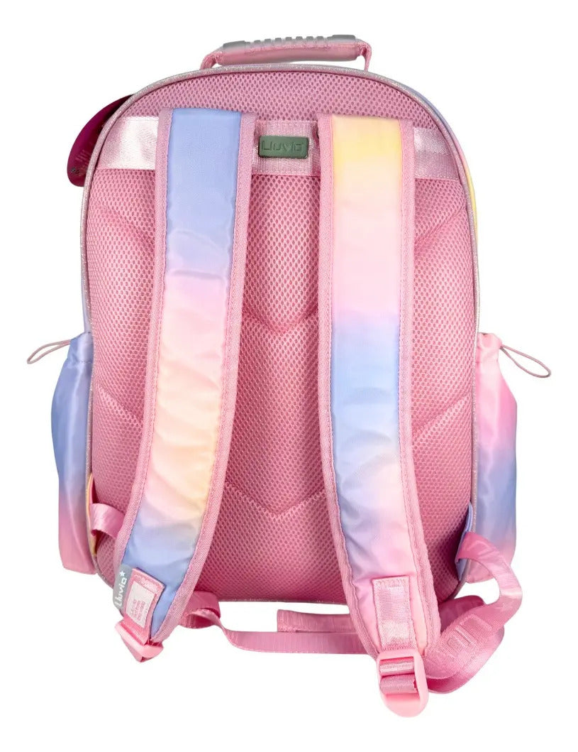 Mochila Juvenil Marca Lluvia Retro Difuminados