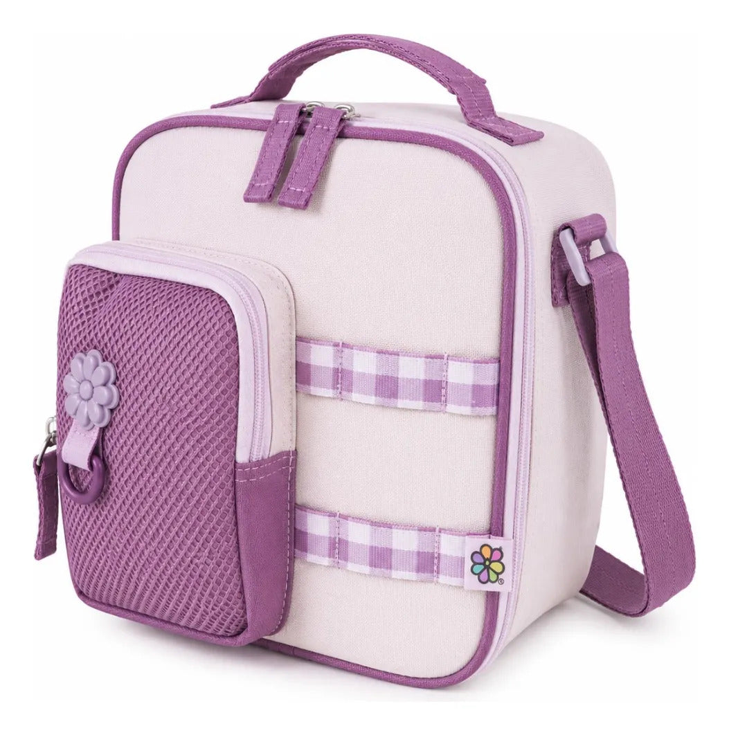 Lonchera Chenson Térmica Color Magenta Con Bolsillo Frontal