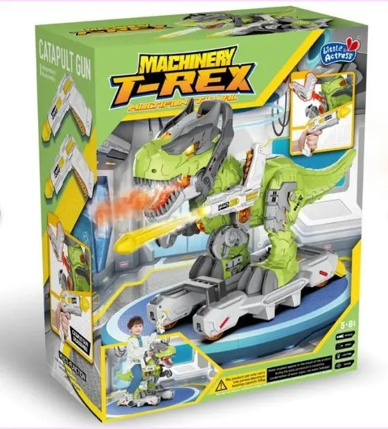 T Rex Montable Candy Toys Con Base Desmontable Y Pistolas