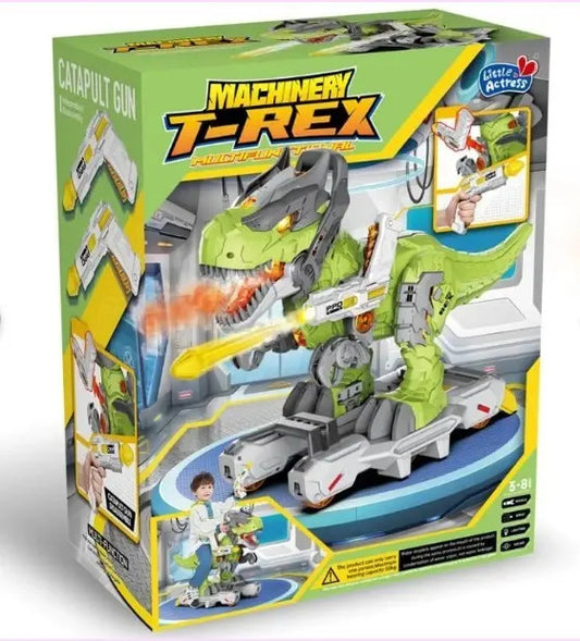 T Rex Montable Candy Toys Con Base Desmontable Y Pistolas