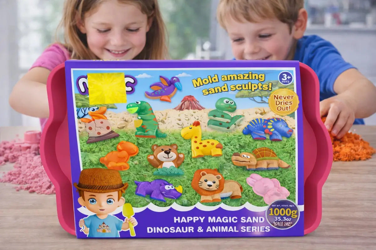 Arena Mágica Candy Toys Dinosaurios Y Animales Con Moldes