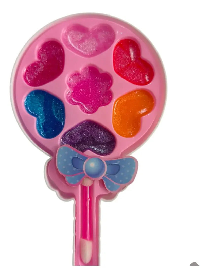 Set De Maquillaje En Estuche Paleta 6 Piezas Candy Toys