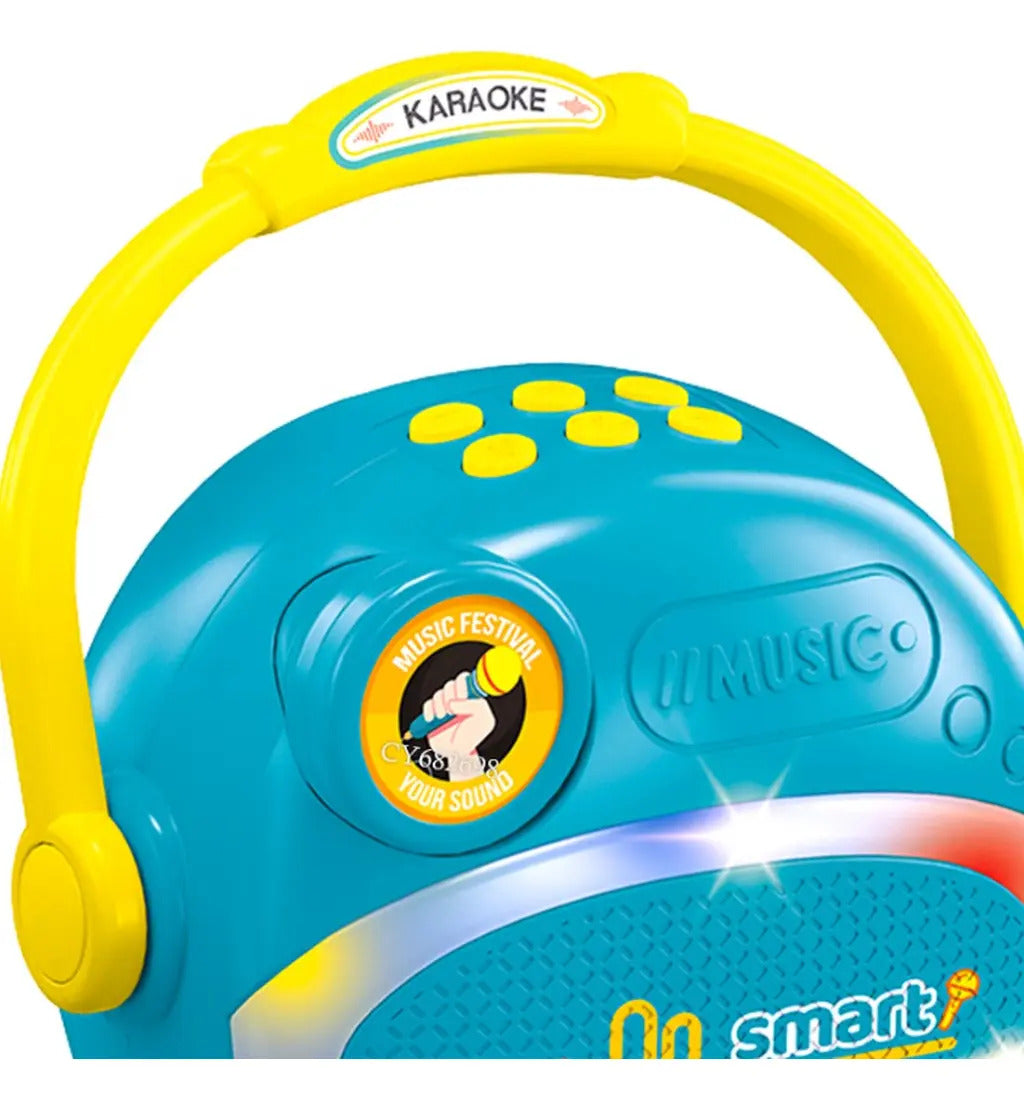 Micrófono Bluetooth Infantil Candy Toys Con Bocina Led