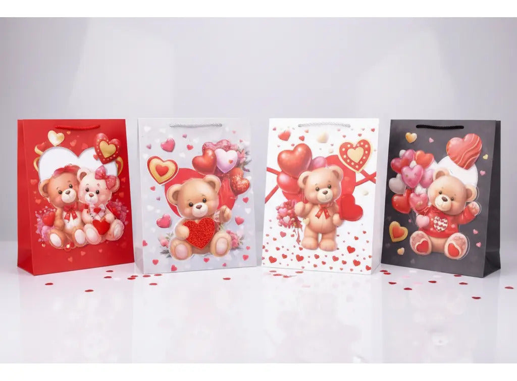 Bolsas De Regalo Una Docena Románticos Ositos San Valentín