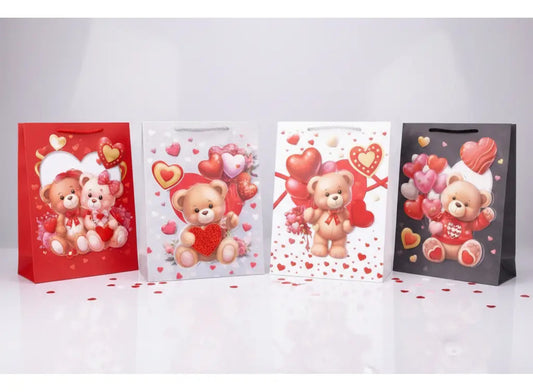 Bolsas De Regalo Una Docena Románticos Ositos San Valentín