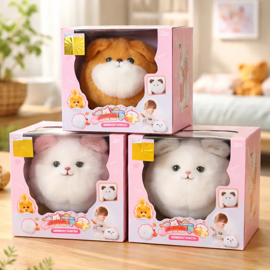 Peluche Gato Candy Toys Con Maullido Y Detección De Biberón