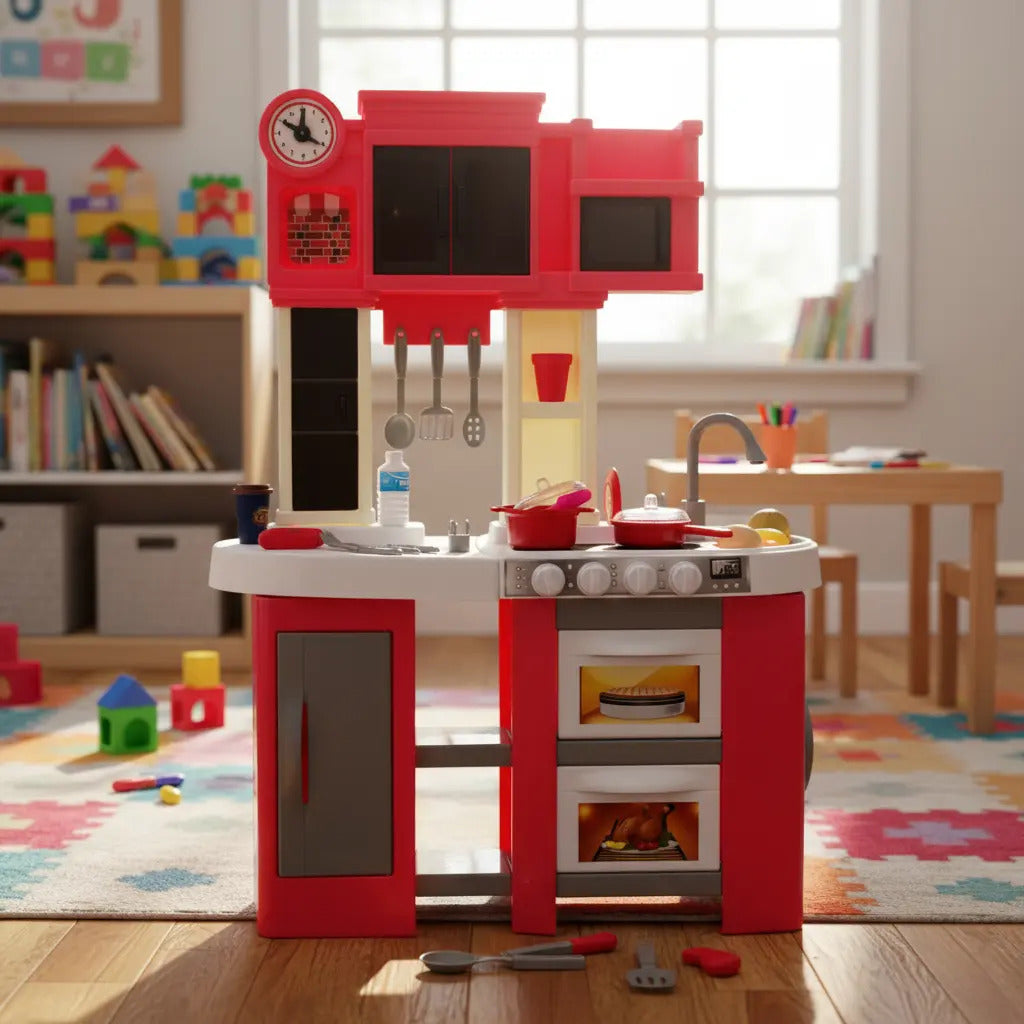 Cocina Marca Candy Toys Kitchen Set  58 Piezas