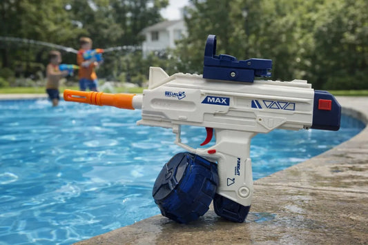 Pistola De Agua Automática Con 2 Tanques Intercambiables
